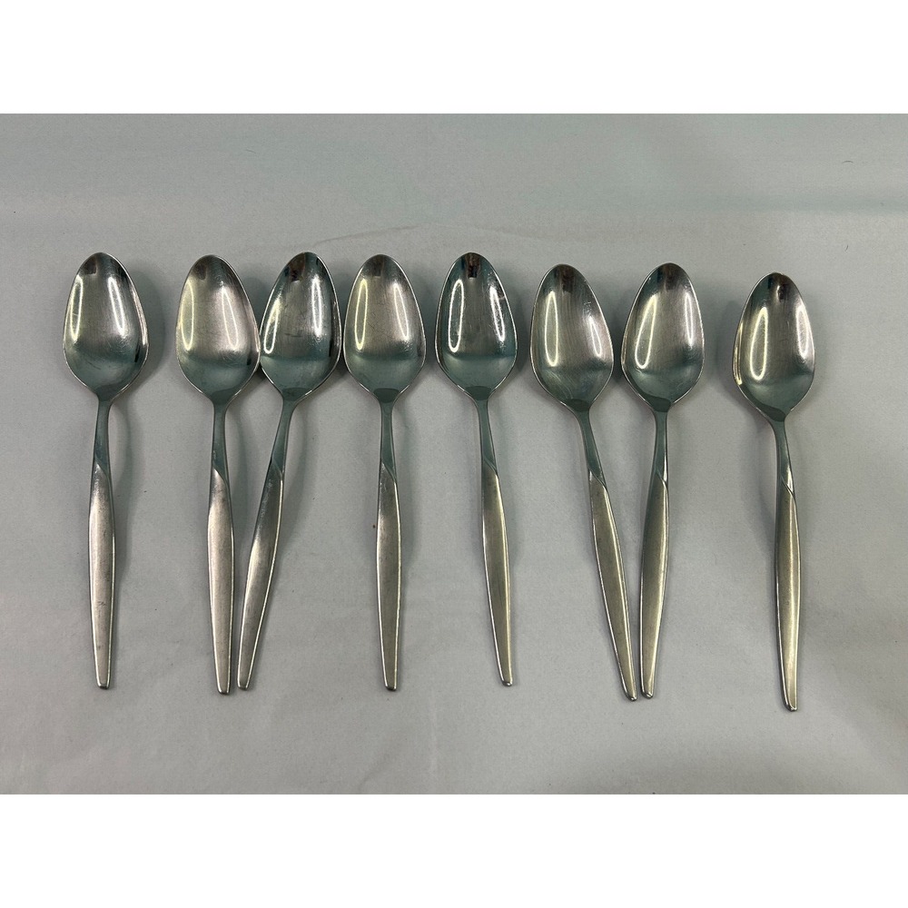 8 PCs 1847 Rogers Bros Stainless Table Spoons Coronado